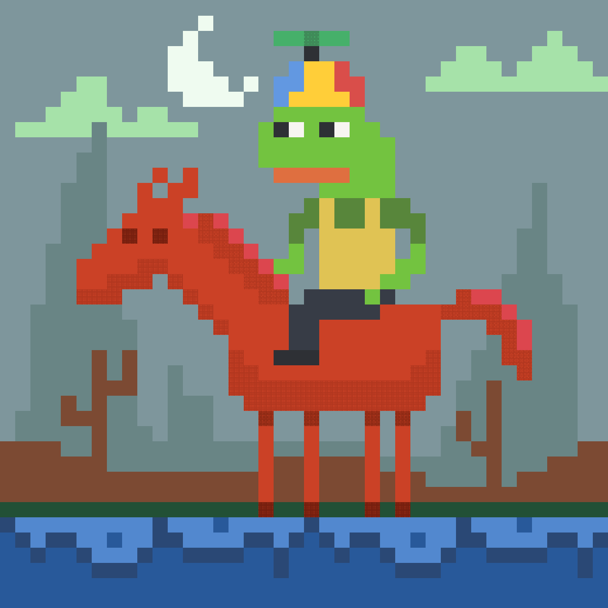 Pepe On a Horse #850