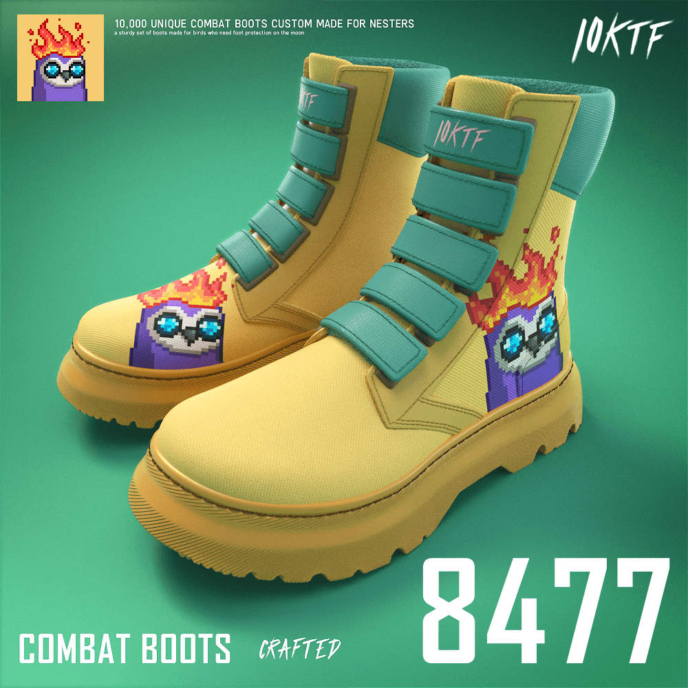 Moonbird Combat Boots #8477