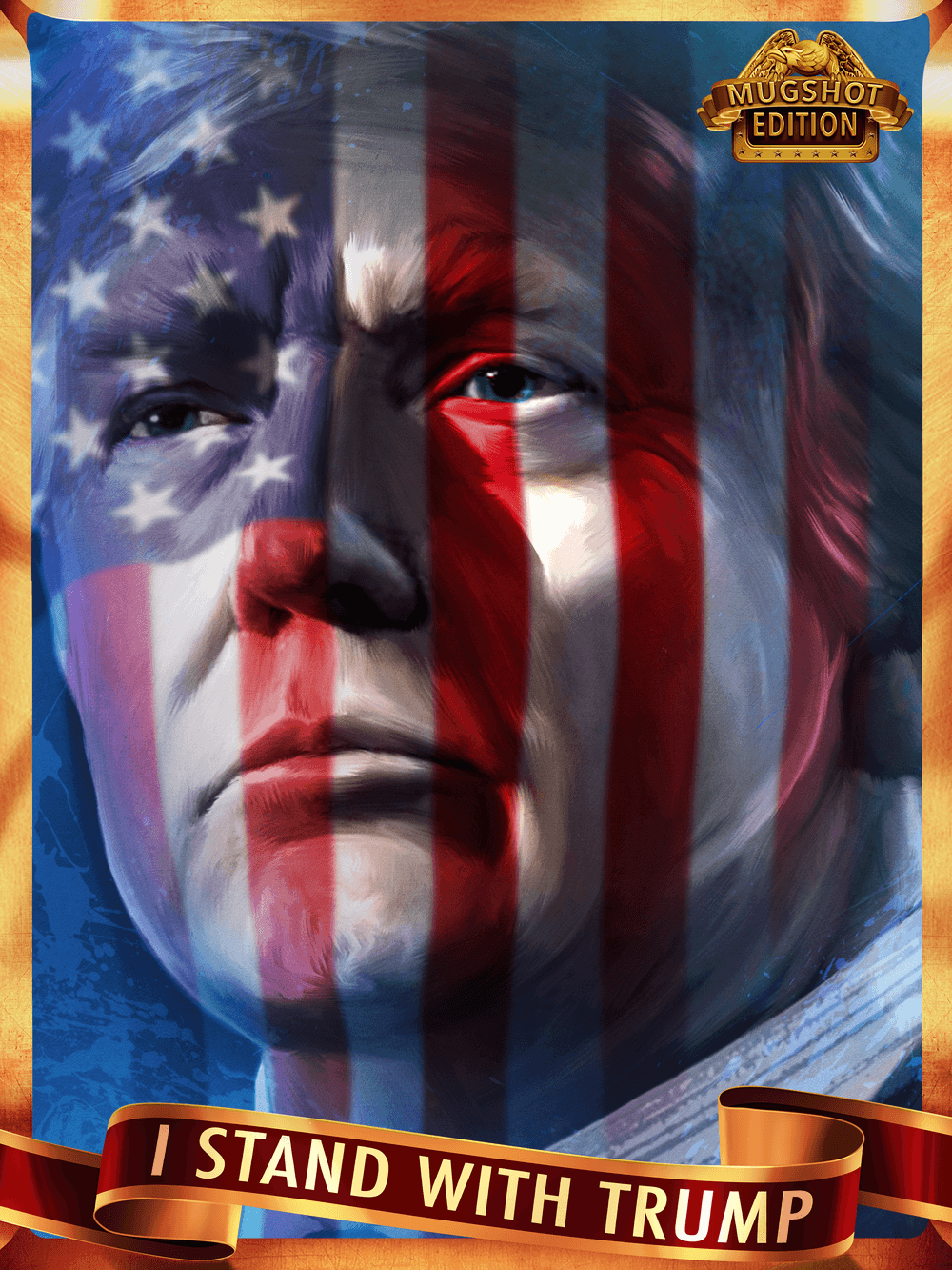 Trump Digital Trading Cards MugShot Edition #10 - Trump Digital Trading  Cards MugShot Edition