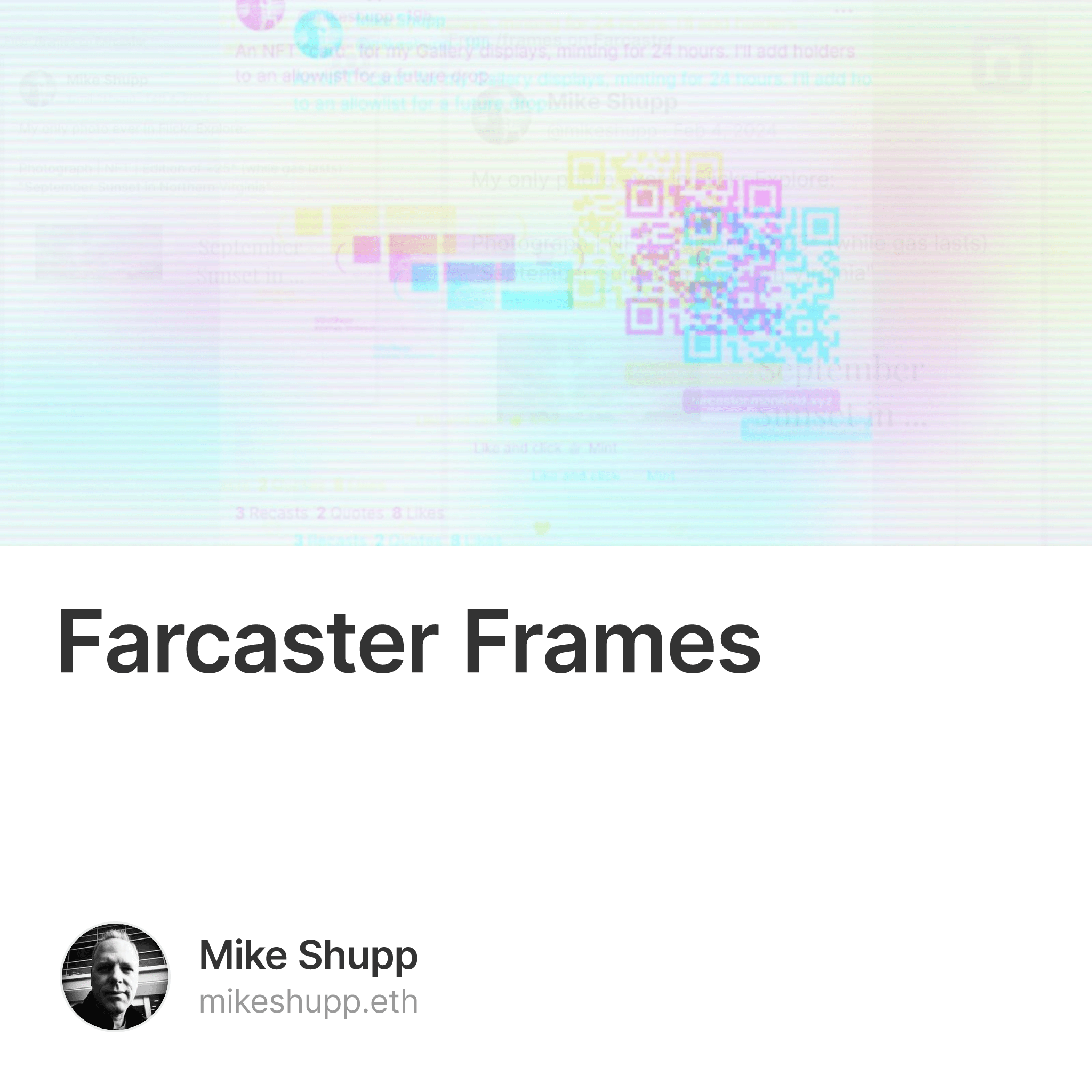 Farcaster Frames 1