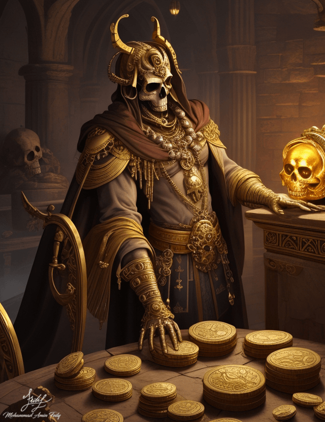 Skeleton Commander and the Golden Treasure