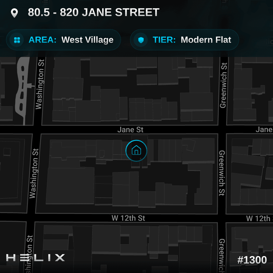 HELIX PARALLEL CITY LAND 1300 80.5 820 JANE STREET HELIX