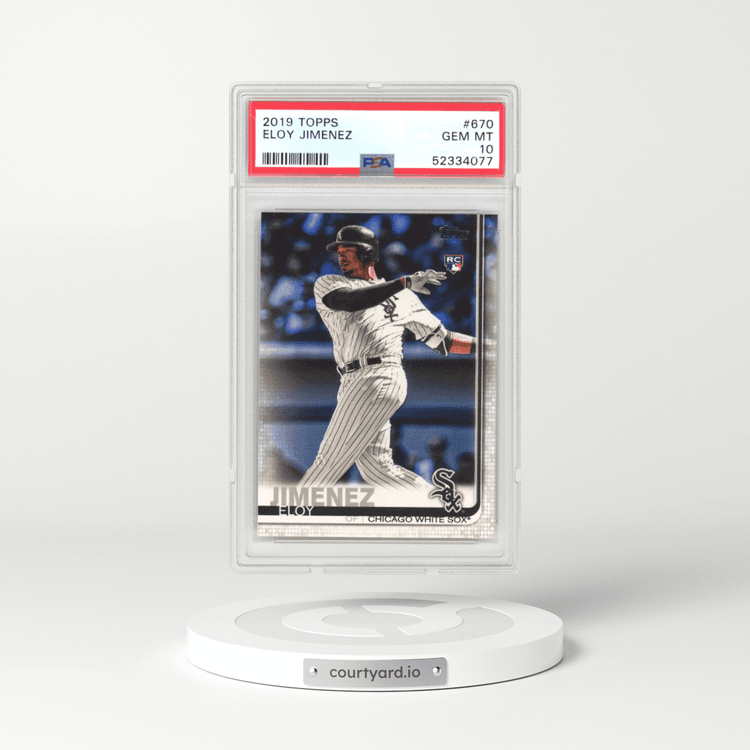 2019 Topps #670 Eloy Jimenez (PSA 10 GEM MINT)