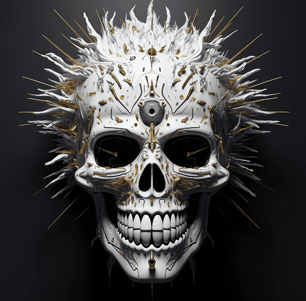 Spiked Skulls by SmokeSolid #36