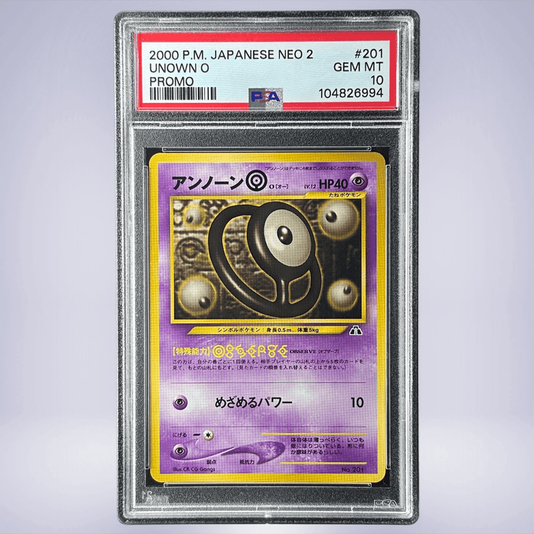 2000 Pokémon アンノーン O #201 PSA 10
