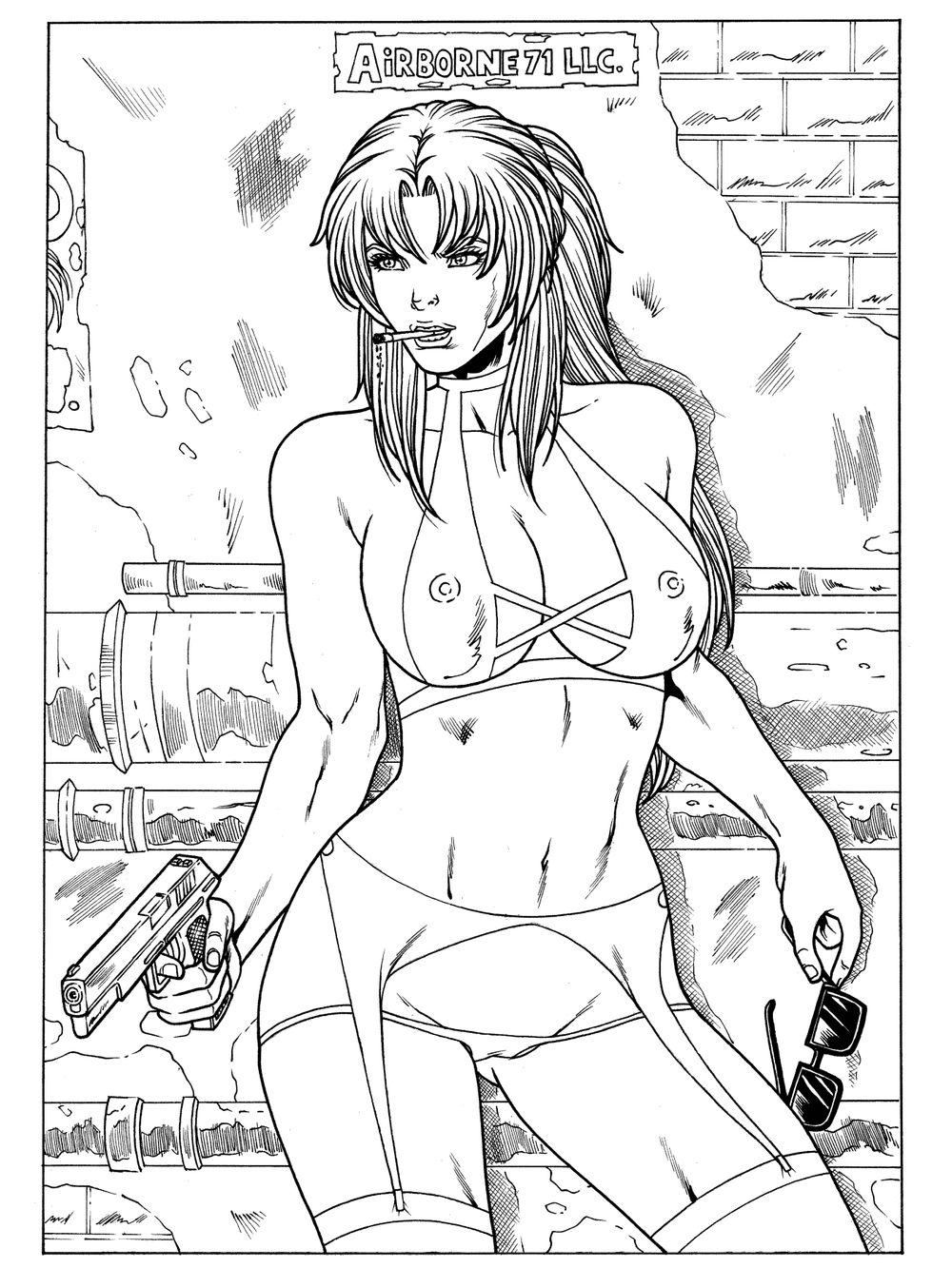 Revy Black Lagoon...Fan Art - Pinup Art - Semi SFW & NSFW | OpenSea