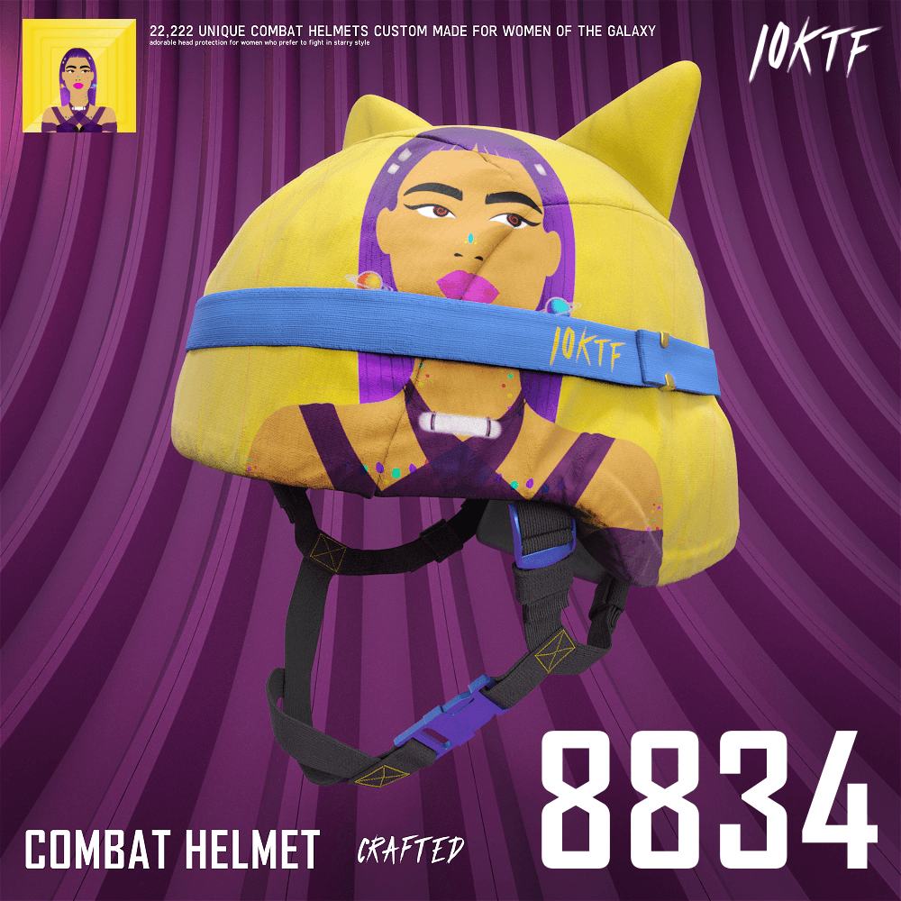 Galaxy Combat Helmet #8834