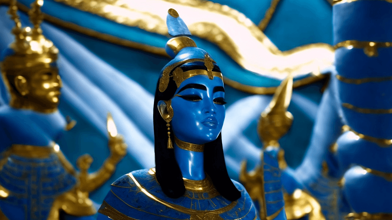 Egyptian Goddess 20 Portrait NFT By Deekstar