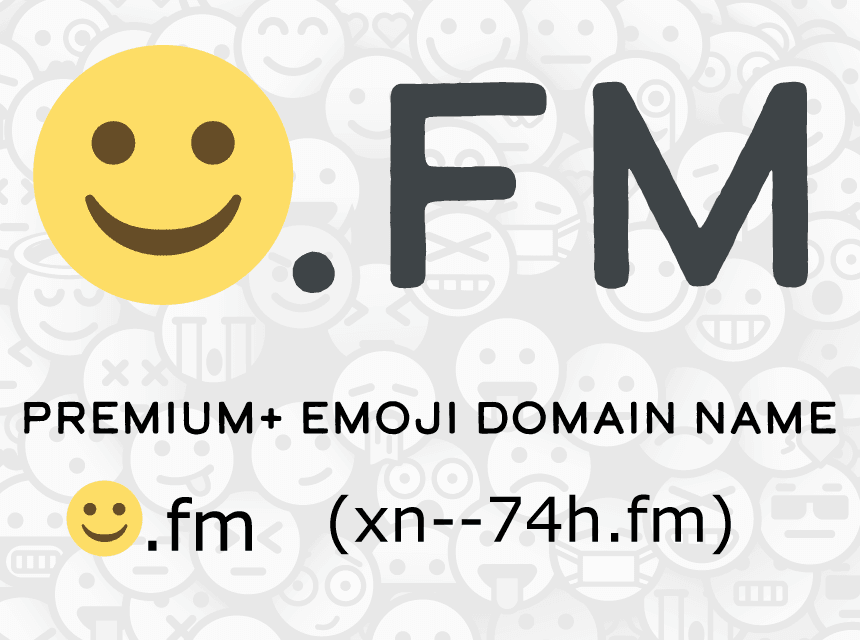 ☺️.FM Redeemable Premium+ Emoji Domain Name