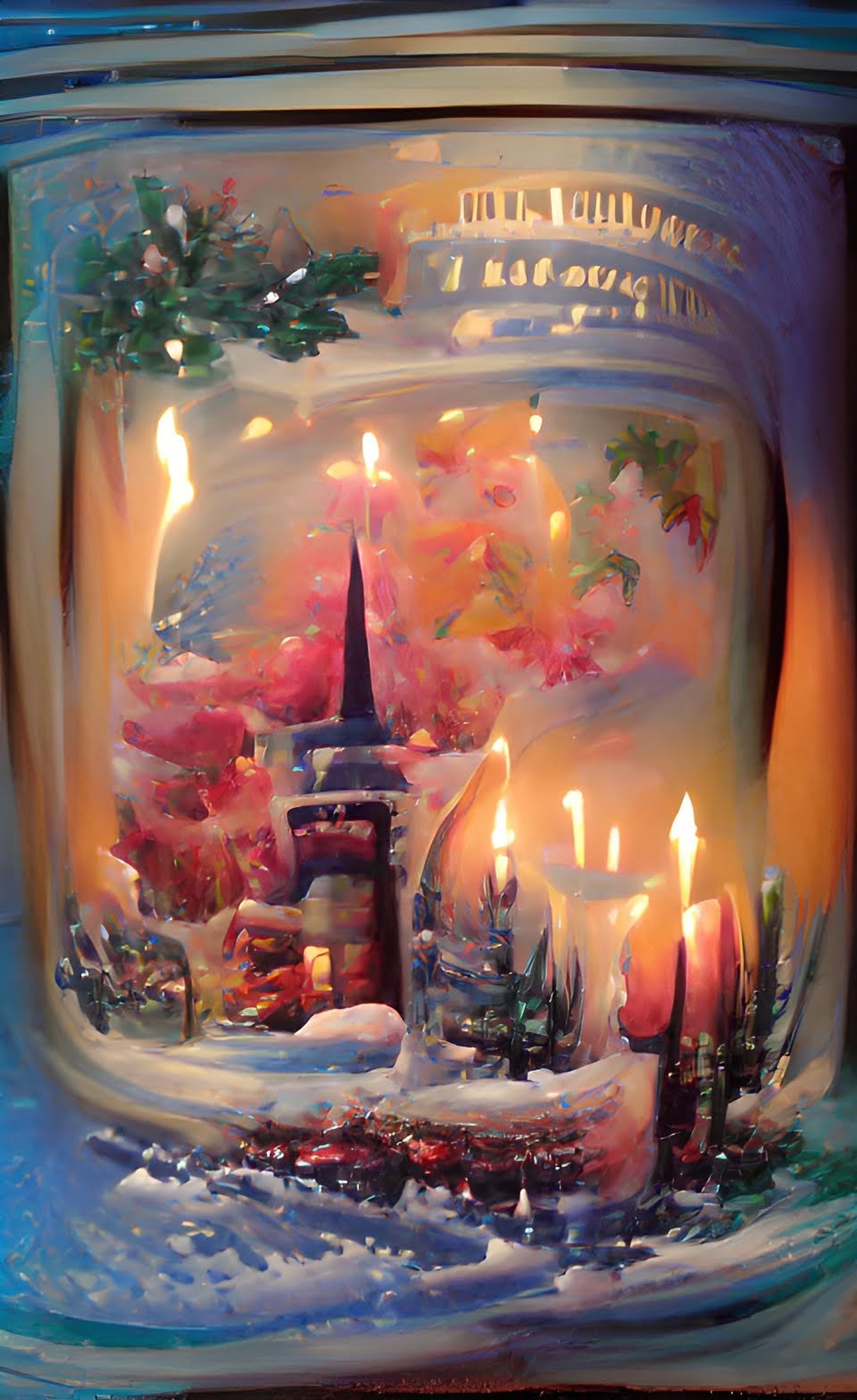 Light a candle on a cold day