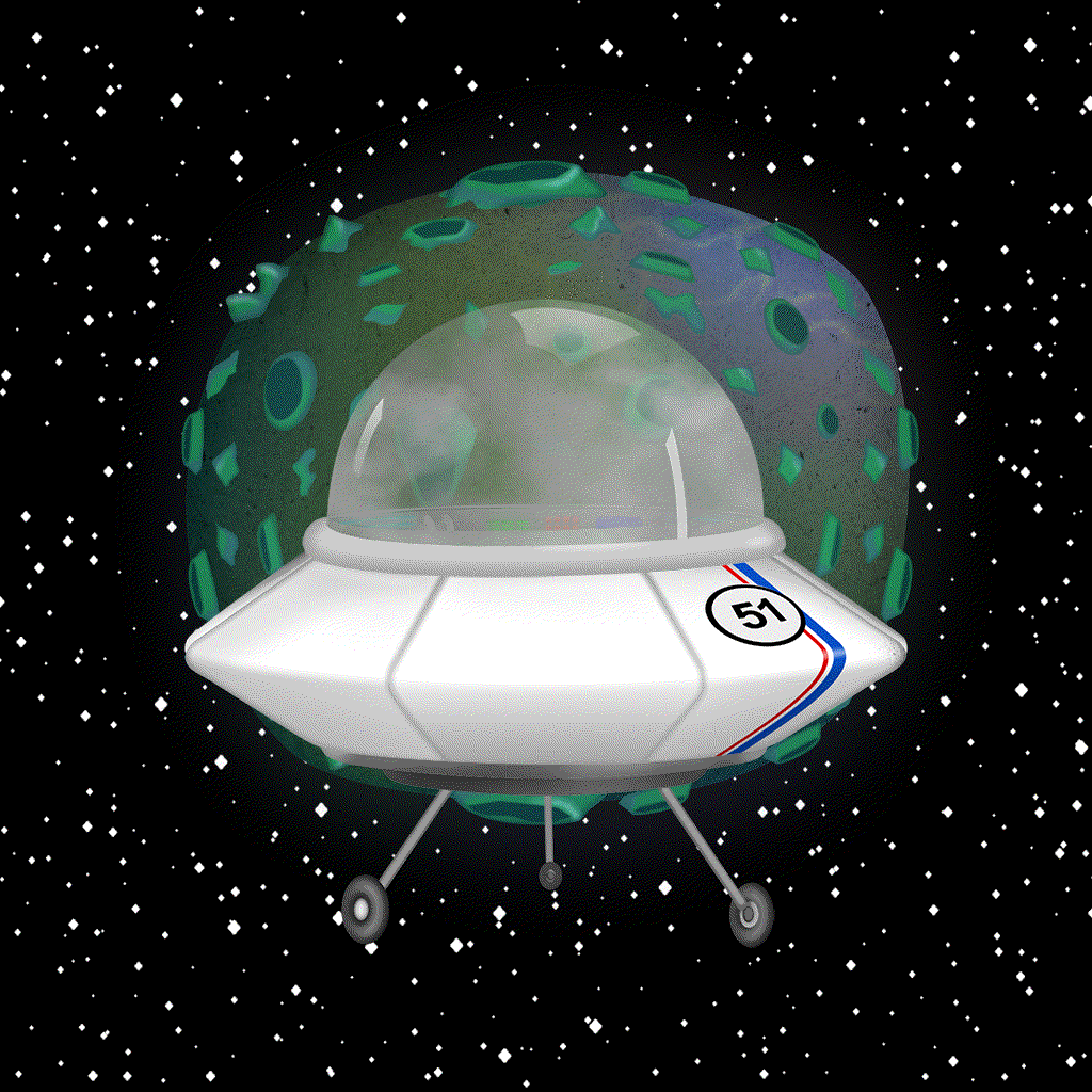 Alien UFO 1366