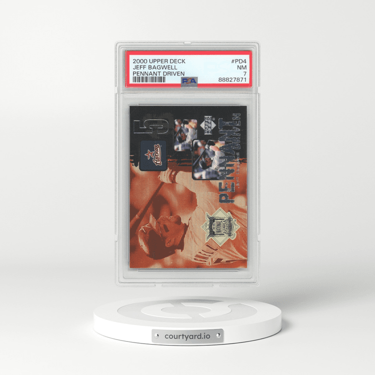 2000 Upper Deck Pennant Driven #PD4 Jeff Bagwell - Pennant Driven (PSA 7 NM)