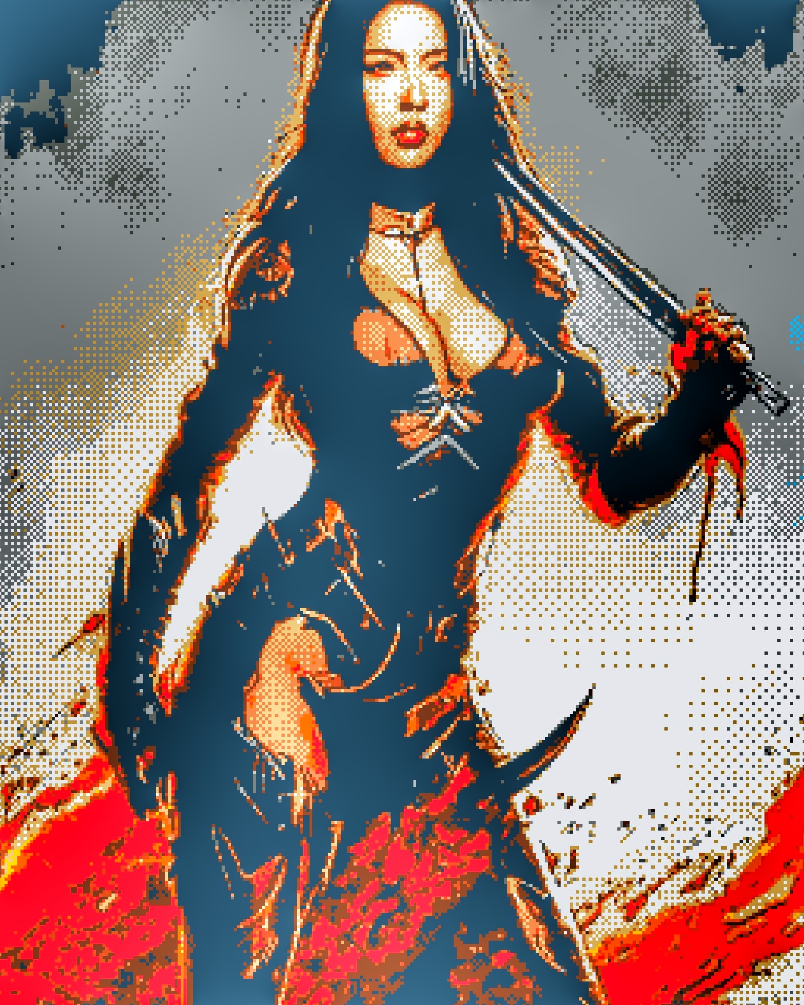 The Pixels Collections┃001: Blood Diva #1/50