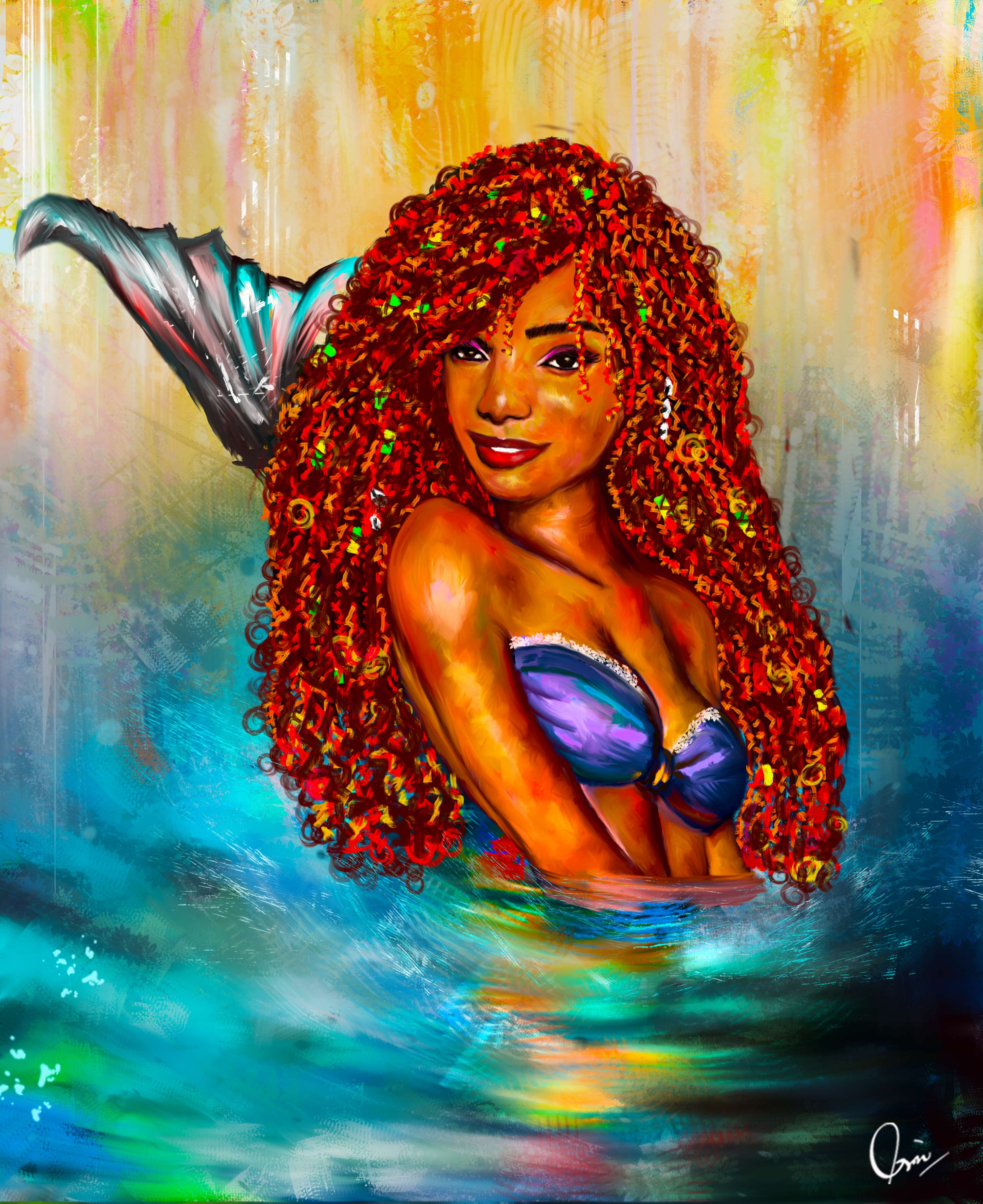 Ariel The Melanin Mermaid #1/10