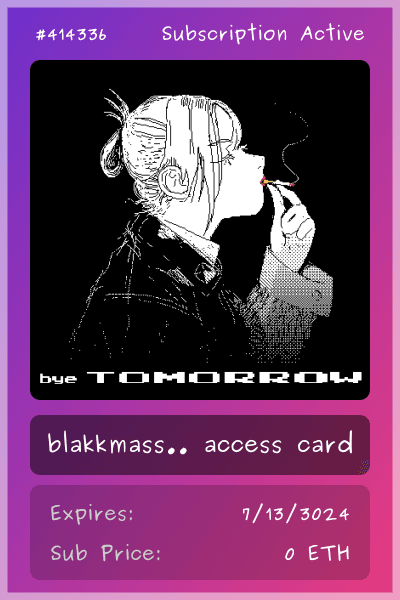 @blakkmassart club card