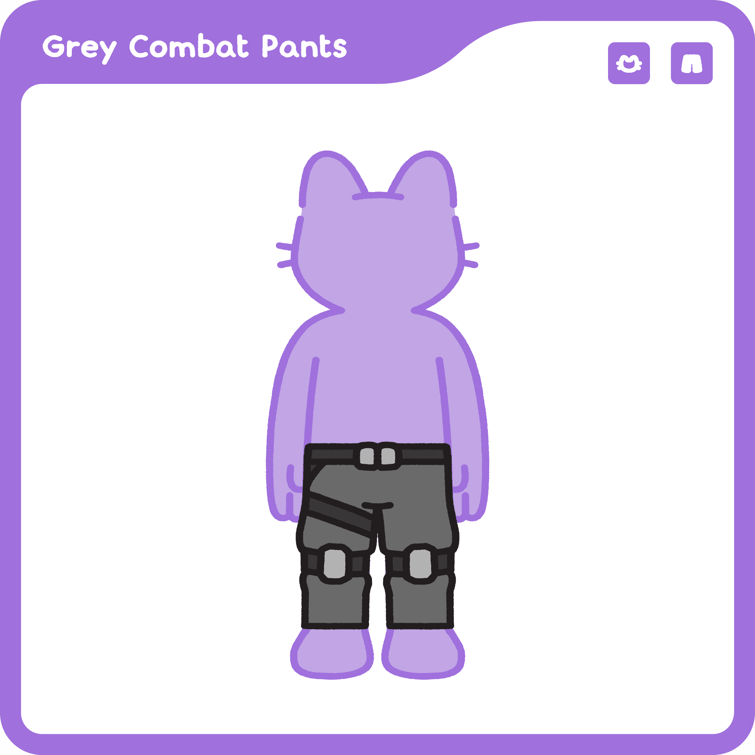 Grey Combat Pants
