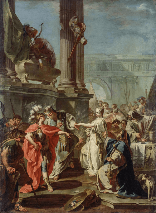 The Sacrifice of Polyxena - Giovanni Battista Pittoni