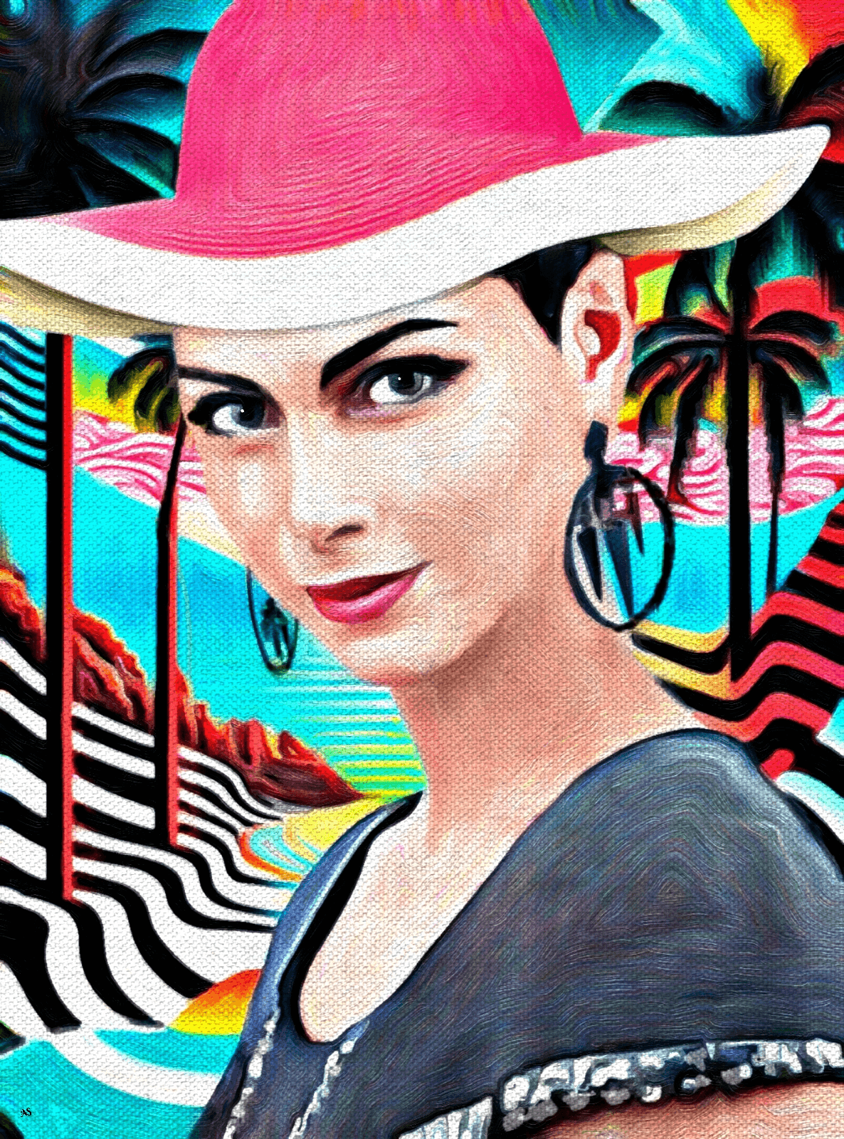 Morena Baccarin In Hollywood The Brazilian Essence PopArt ll 2023