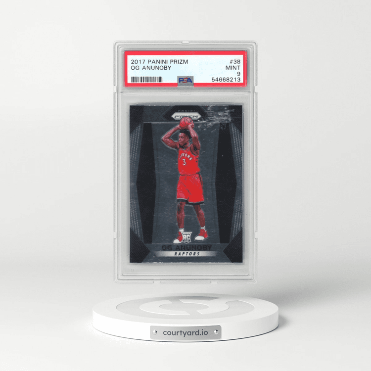 2017 Panini Prizm #38 OG Anunoby (PSA 9 MINT)