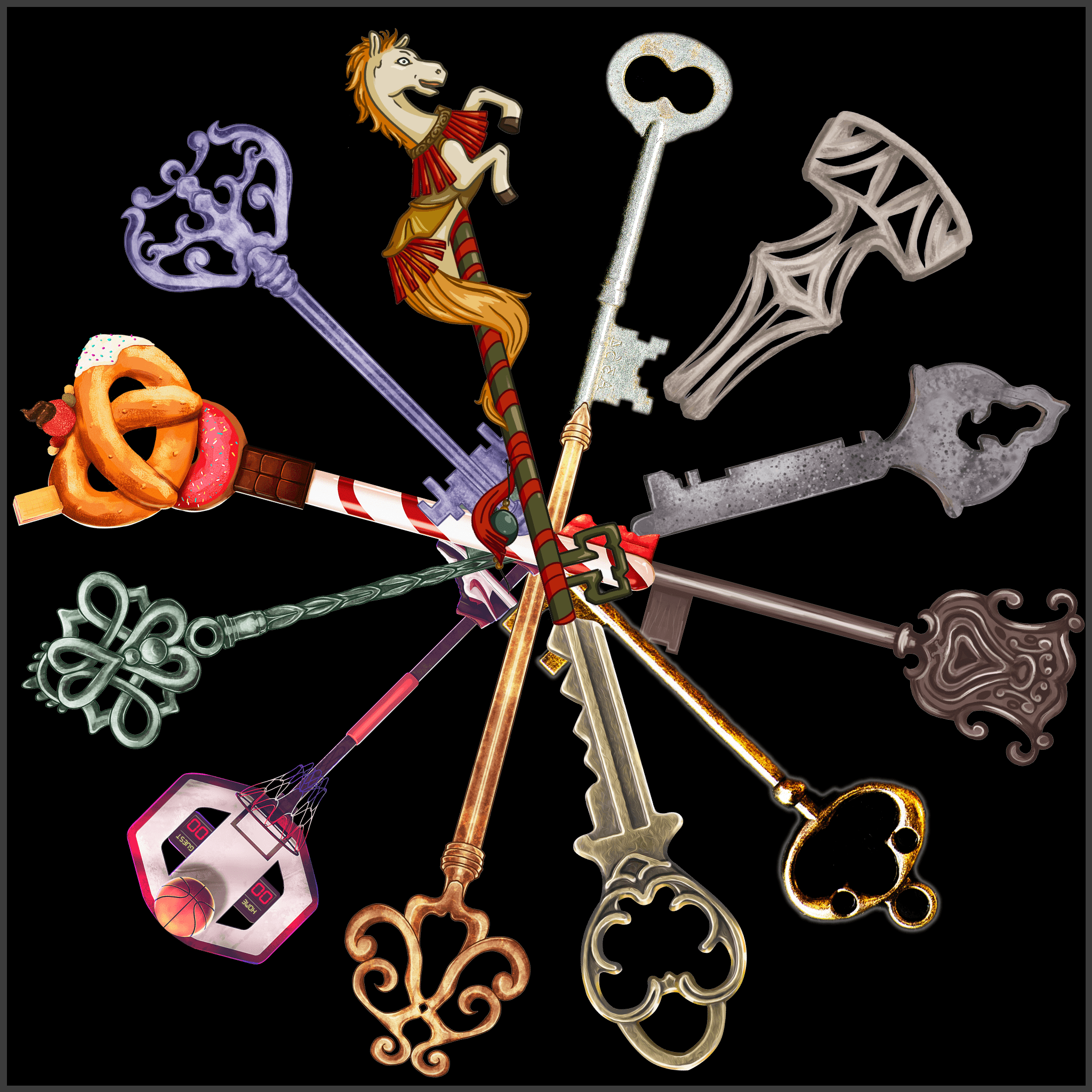 200 Keys: Keychain #5670