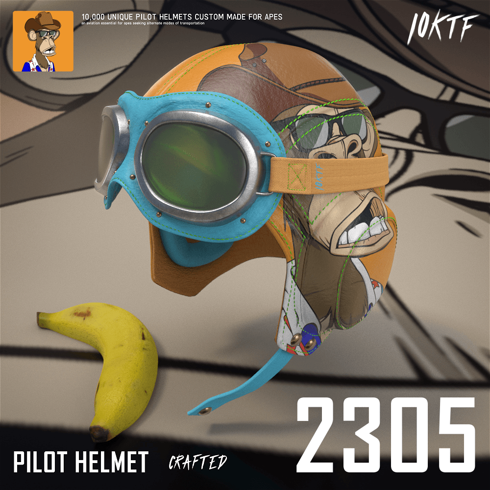 Ape Pilot Helmet #2305