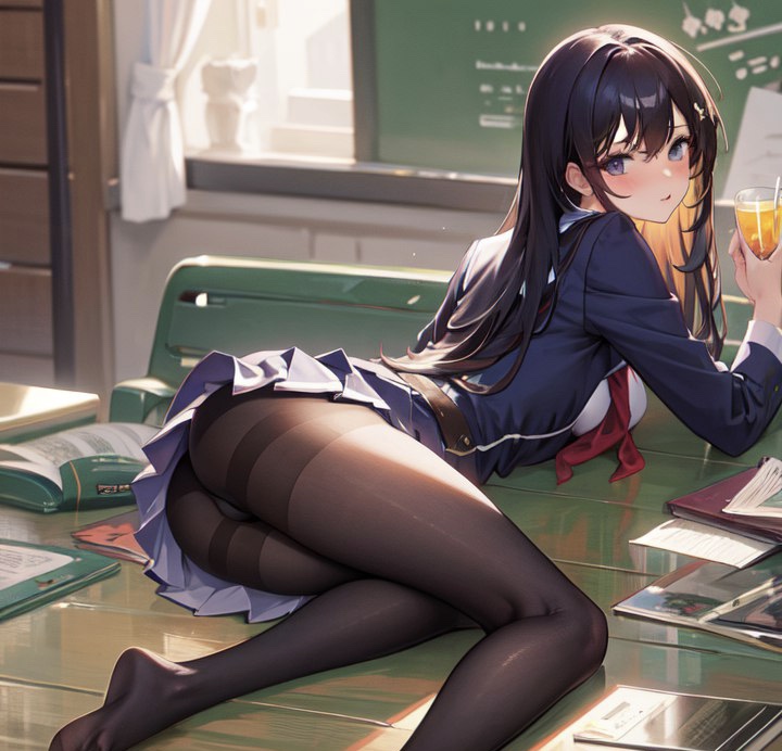 school girl pantyhose ass - Anime pantyhose girls | OpenSea