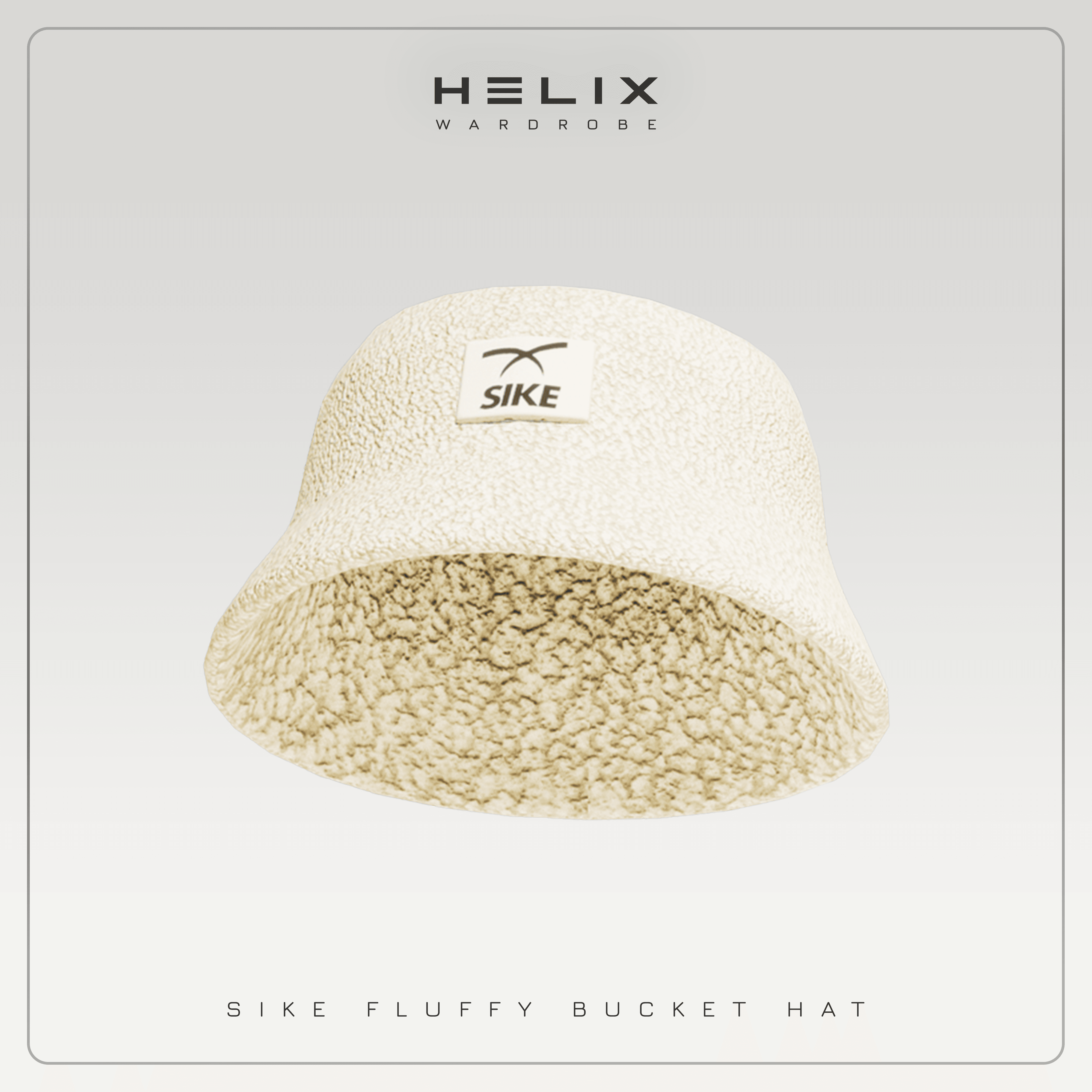 HELIX - SIKE Fluffy Bucket Hat