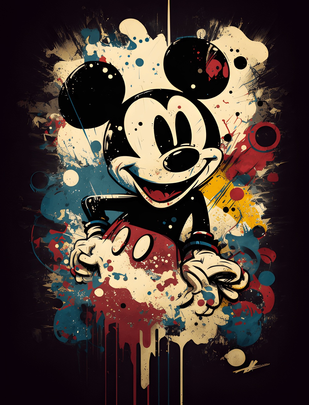 Abstract Mickey Art: Variant 9 - Abstract Mickey Art | OpenSea