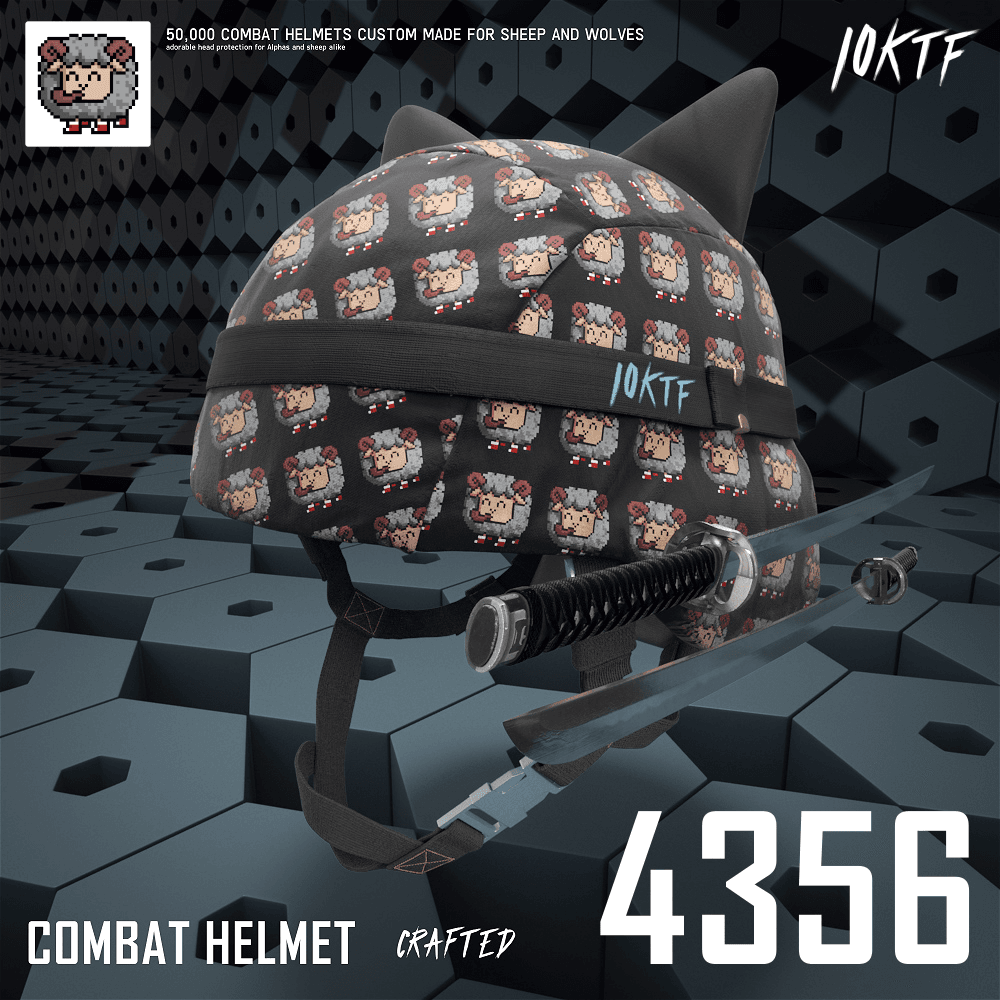 Wolf Combat Helmet #4356