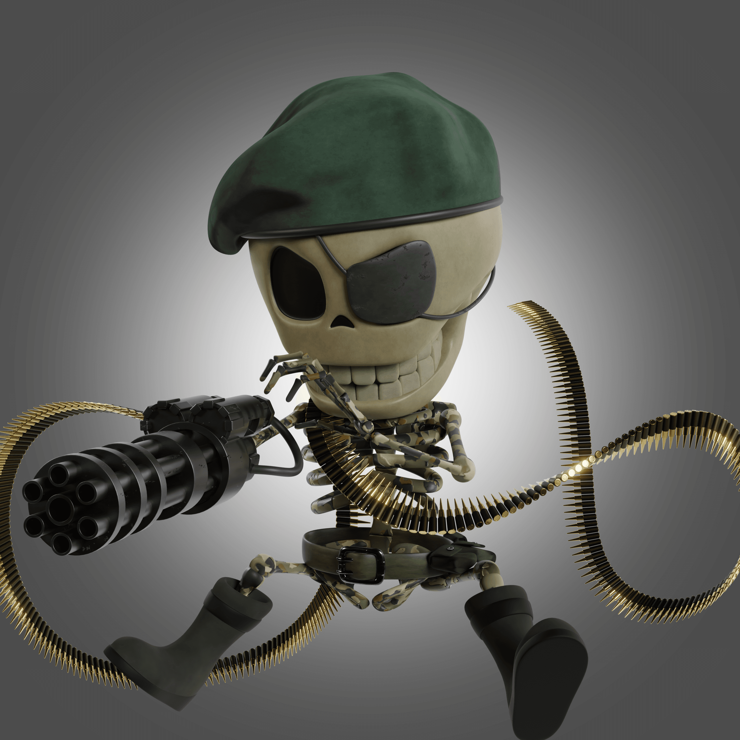 Skeleton Amulet Partners #59