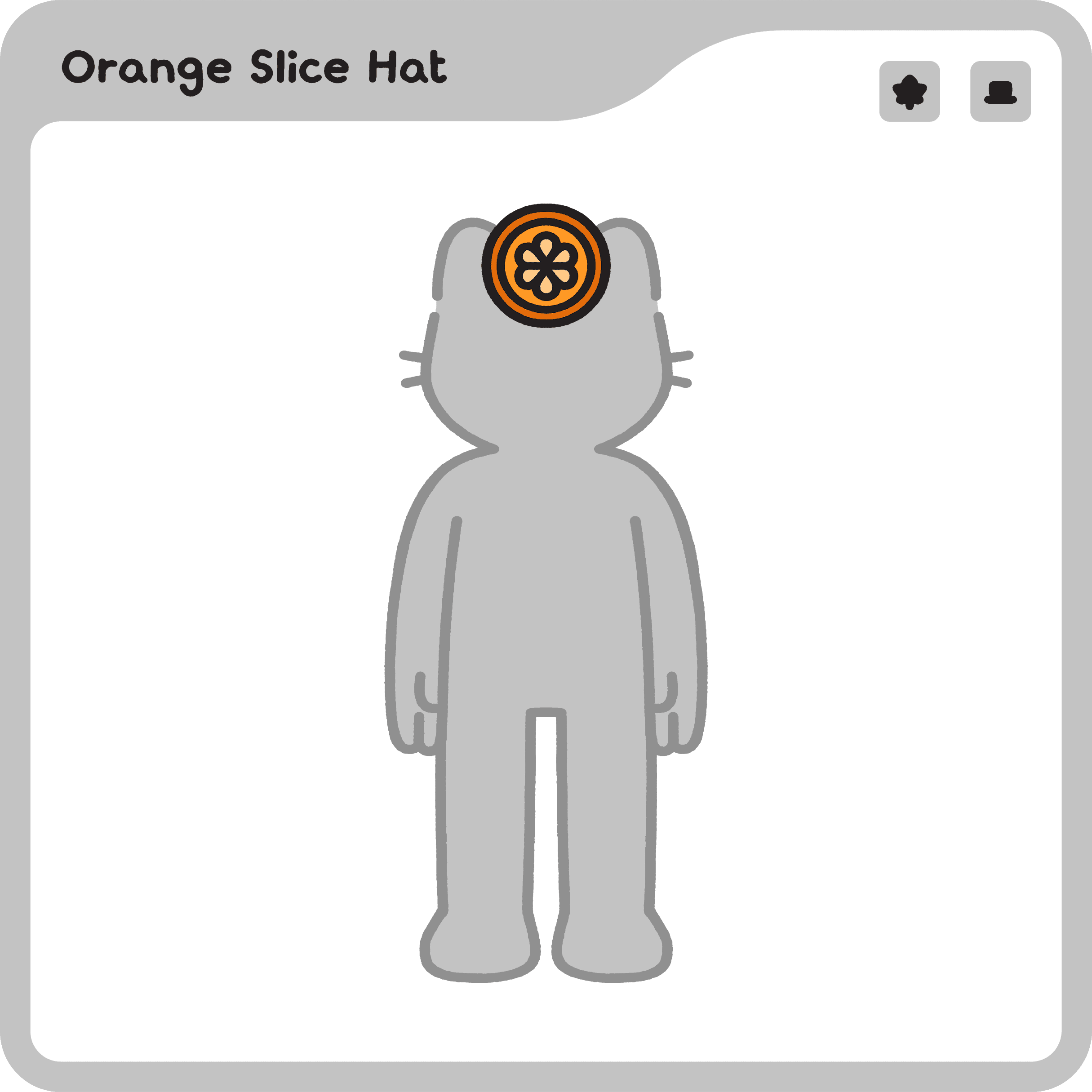 Orange Slice Hat