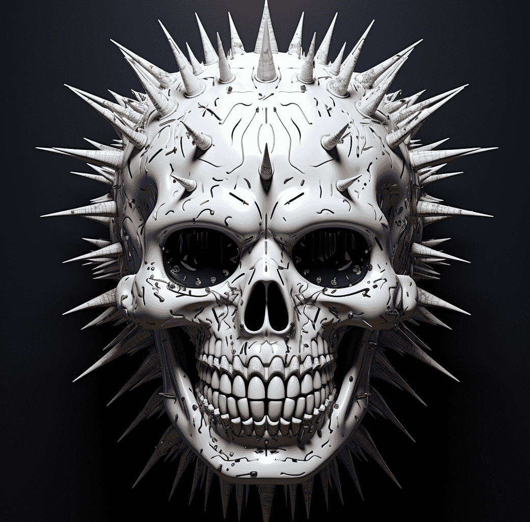 Spiked Skulls by SmokeSolid #28
