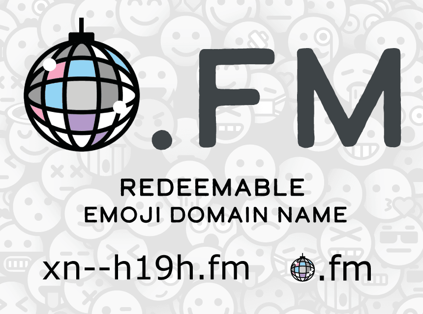 🪩.FM Redeemable Emoji Domain Name