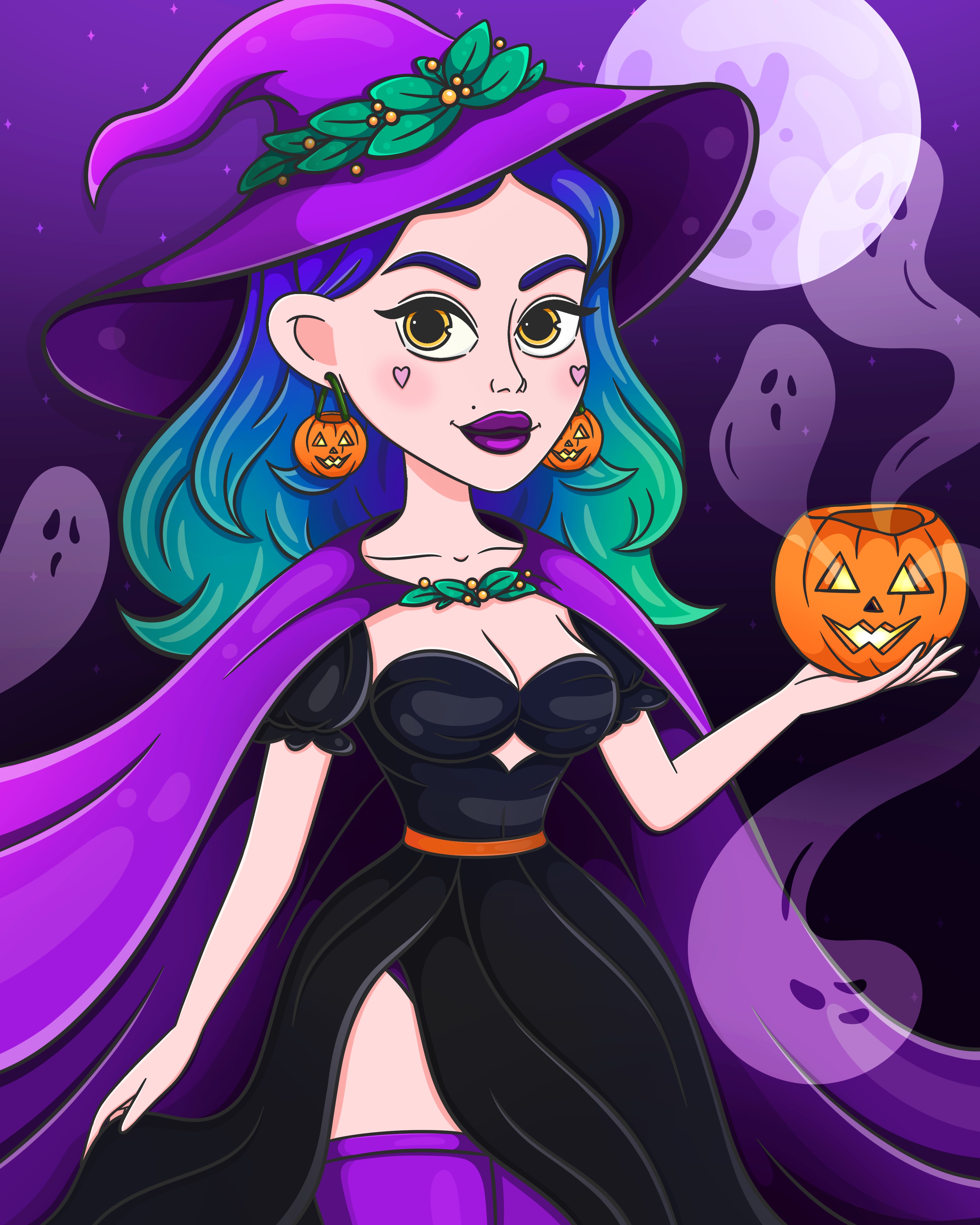 Bonny Purple Witch