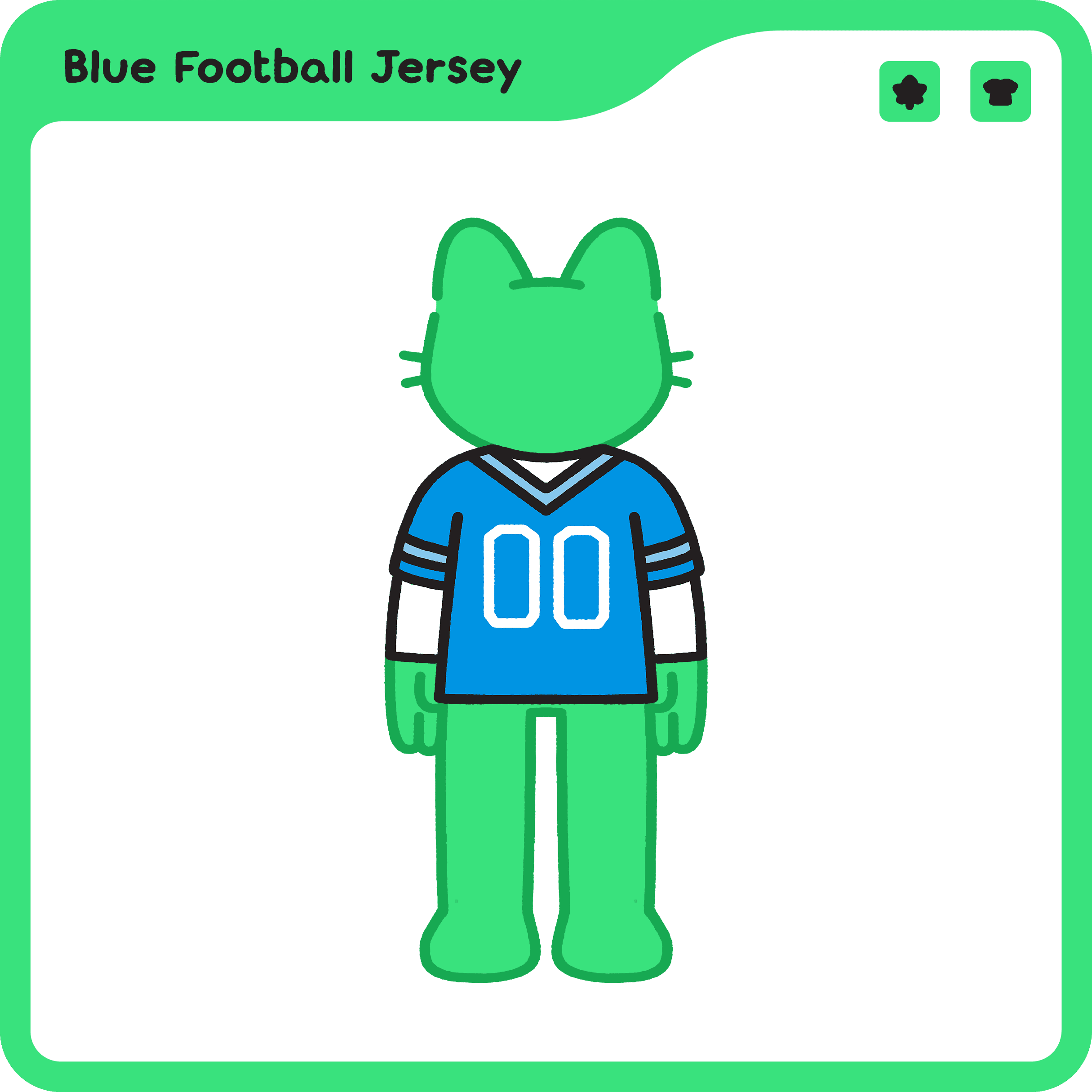 Blue Football Jersey