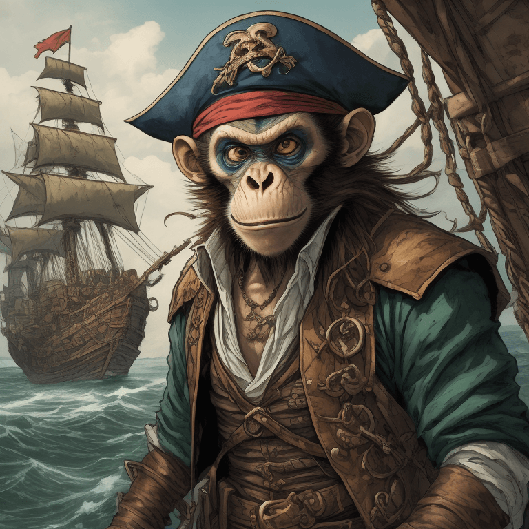 Pirate sold monkey