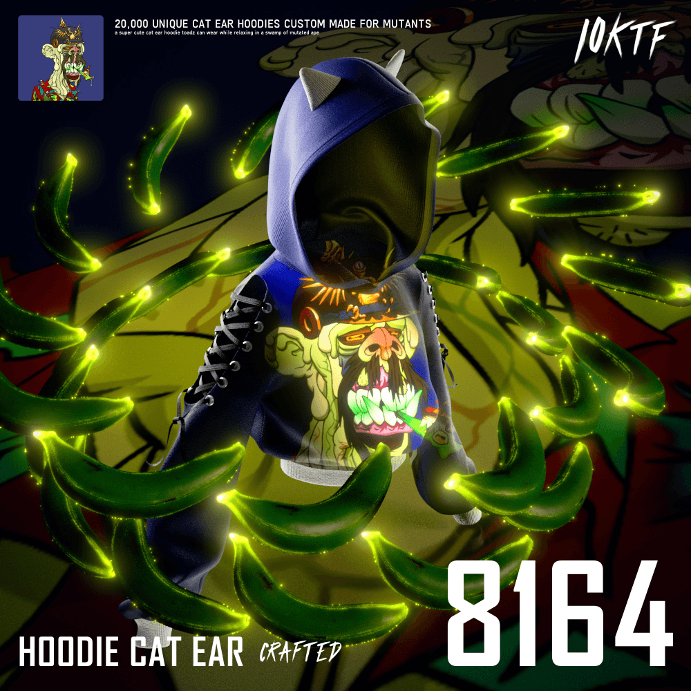 Mutant Cat Ear Hoodie #8164