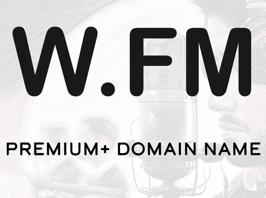 W.FM Redeemable Premium+ Domain Name