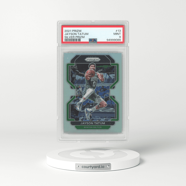 2021 Panini Prizm #13 Jayson Tatum - Silver Prizm (PSA 9 MINT)