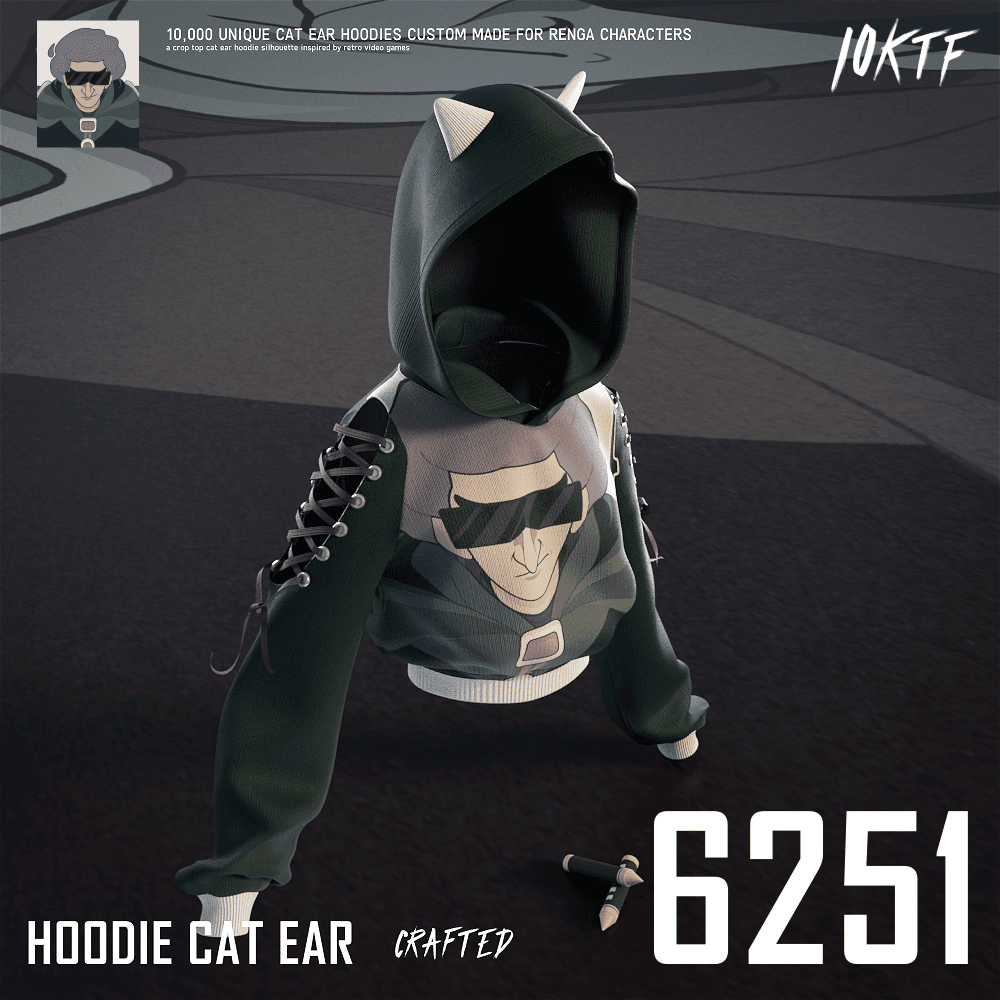 RENGA Cat Ear Hoodie #6251