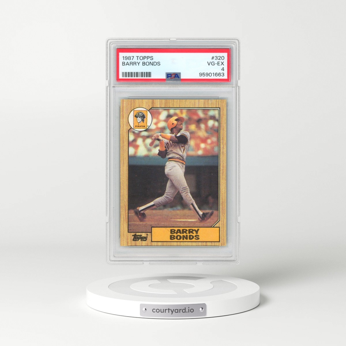 1987 Topps #320 Barry Bonds (PSA 4 VG-EX)