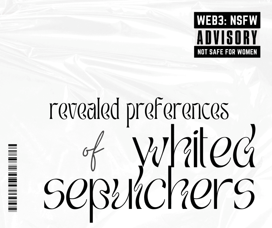 Revealed Preferences of Whited Sepulchers #1/100