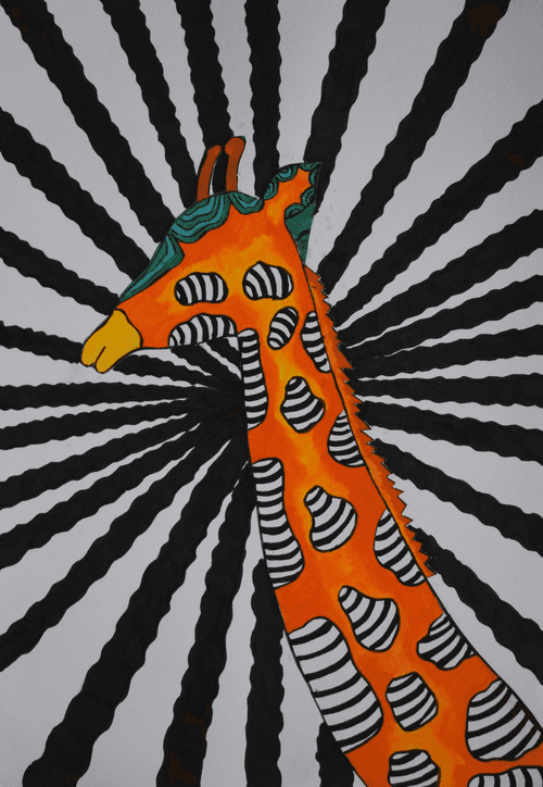 Trippy Giraffe