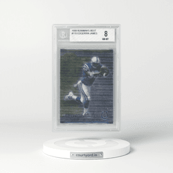 1999 Bowman's Best #115 Edgerrin James (BGS 8 NM-MT)