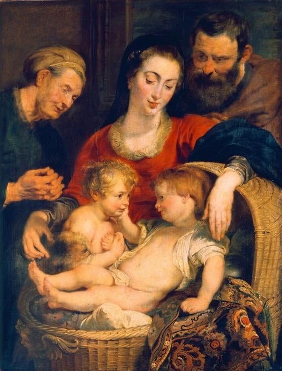 Die Heilige Familie - Peter Paul Rubens  