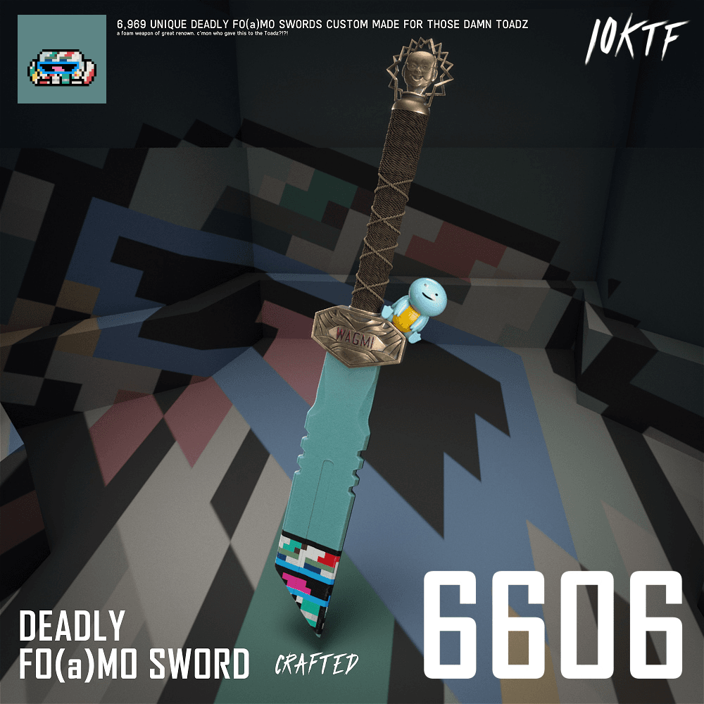 Toadz Deadly FO(a)MO Sword #6606