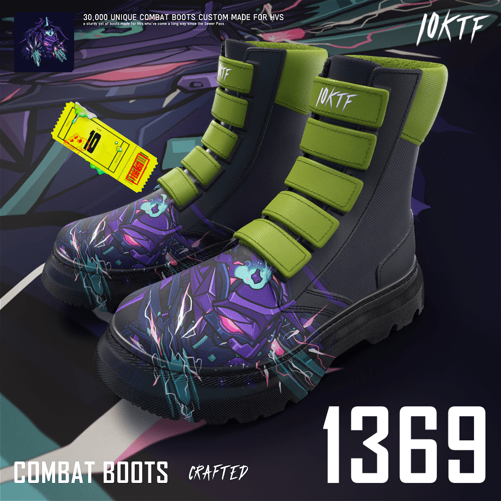 HV-MTL Combat Boots #1369