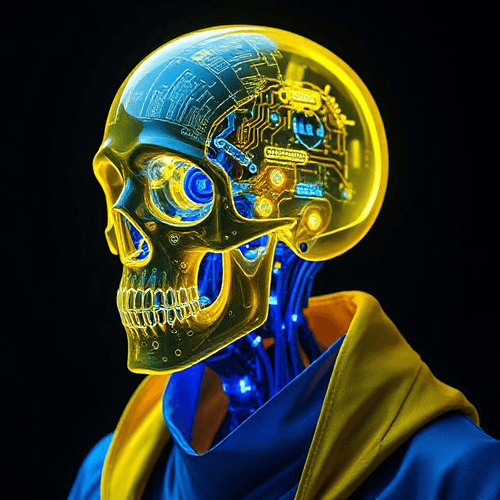 Humanoid skull #1