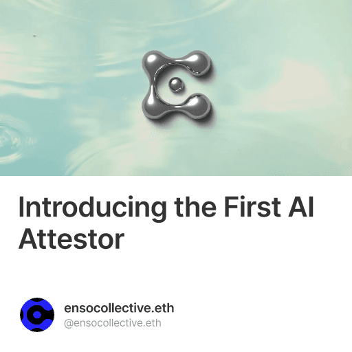 Introducing the First AI Attestor #1