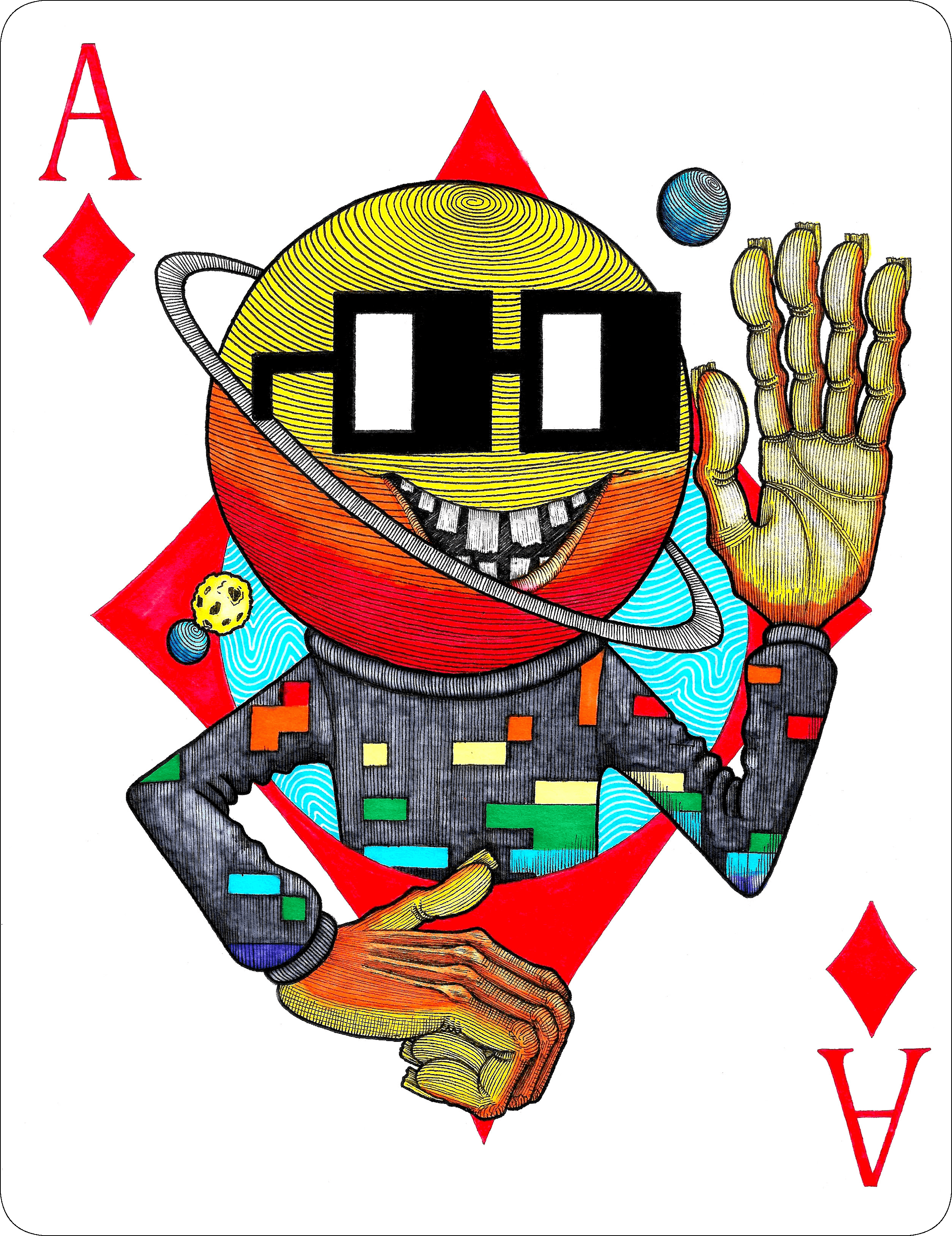 Ace of Diamonds Inspired by Noun 547